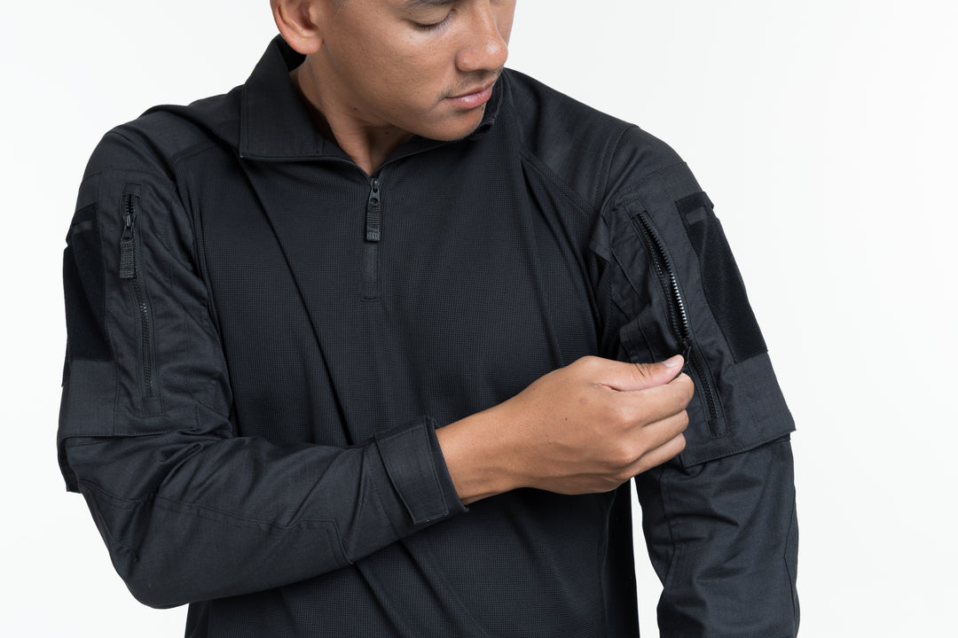 VALOR PX - NATIVE COMBAT SHIRT [BLACK]