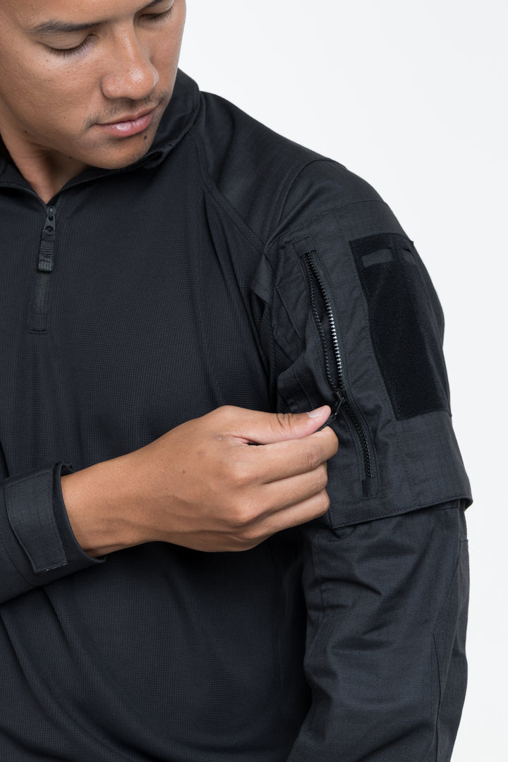 VALOR PX - NATIVE COMBAT SHIRT [BLACK]