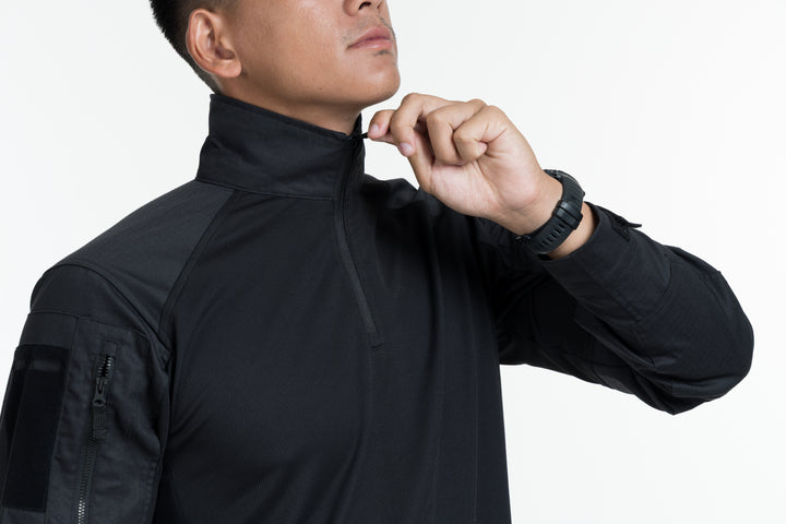 VALOR PX - NATIVE COMBAT SHIRT [BLACK]