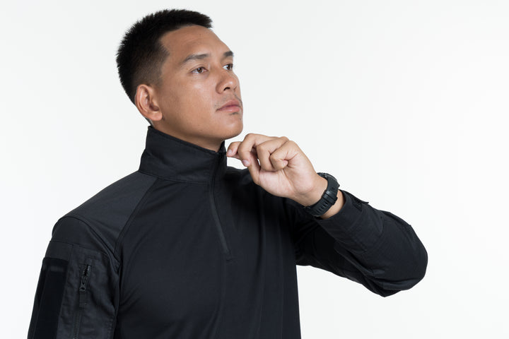 VALOR PX - NATIVE COMBAT SHIRT [BLACK]