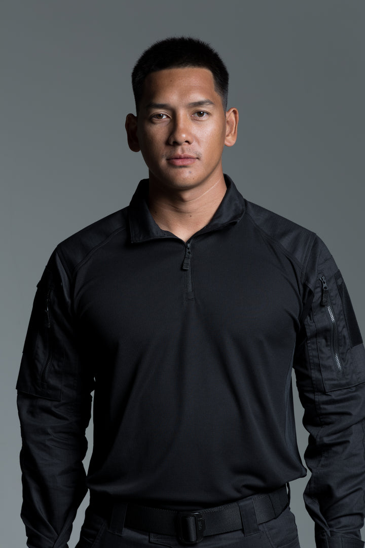 VALOR PX - NATIVE COMBAT SHIRT [BLACK]
