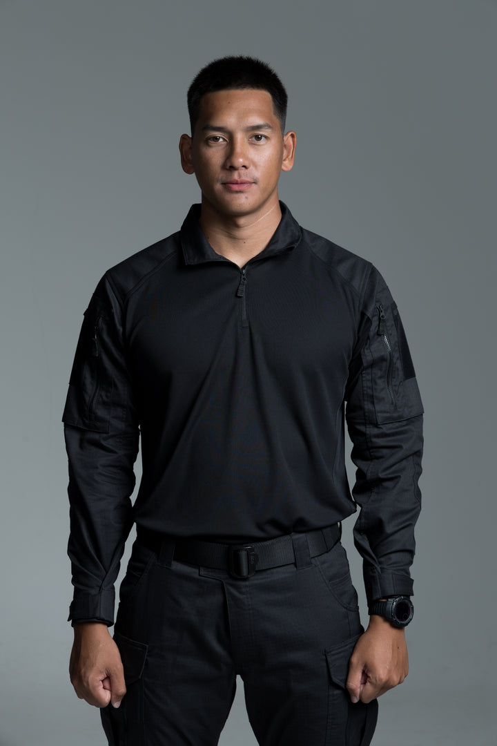 VALOR PX - NATIVE COMBAT SHIRT [BLACK]