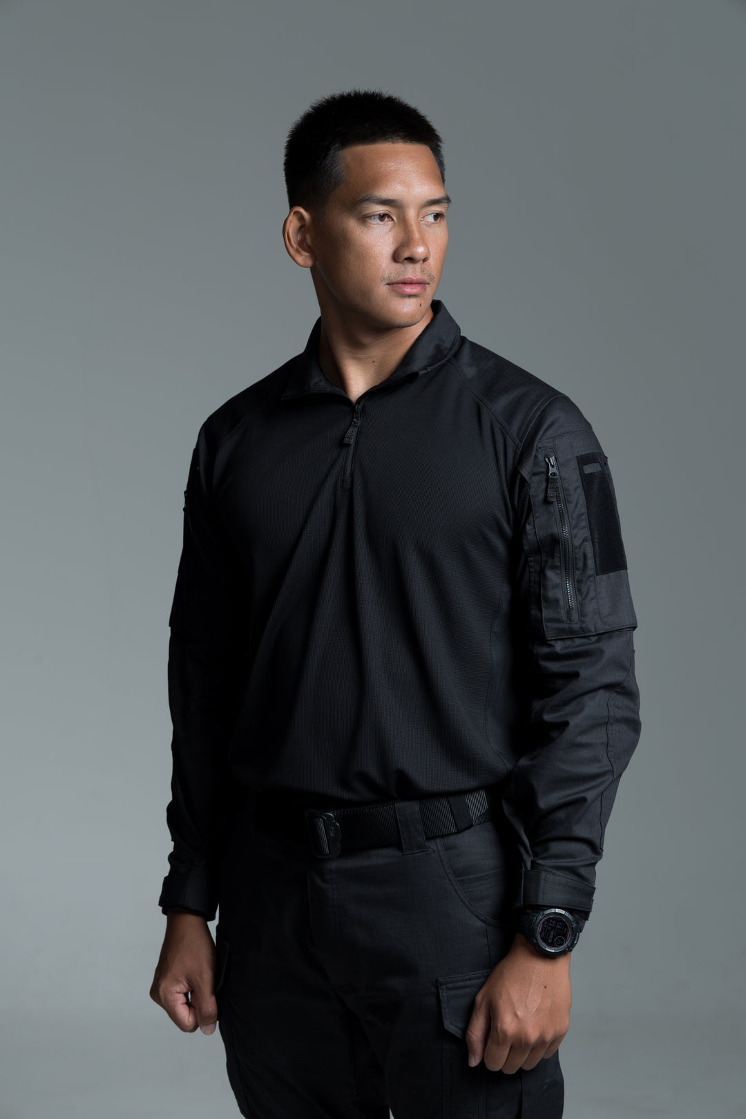 VALOR PX - NATIVE COMBAT SHIRT [BLACK]