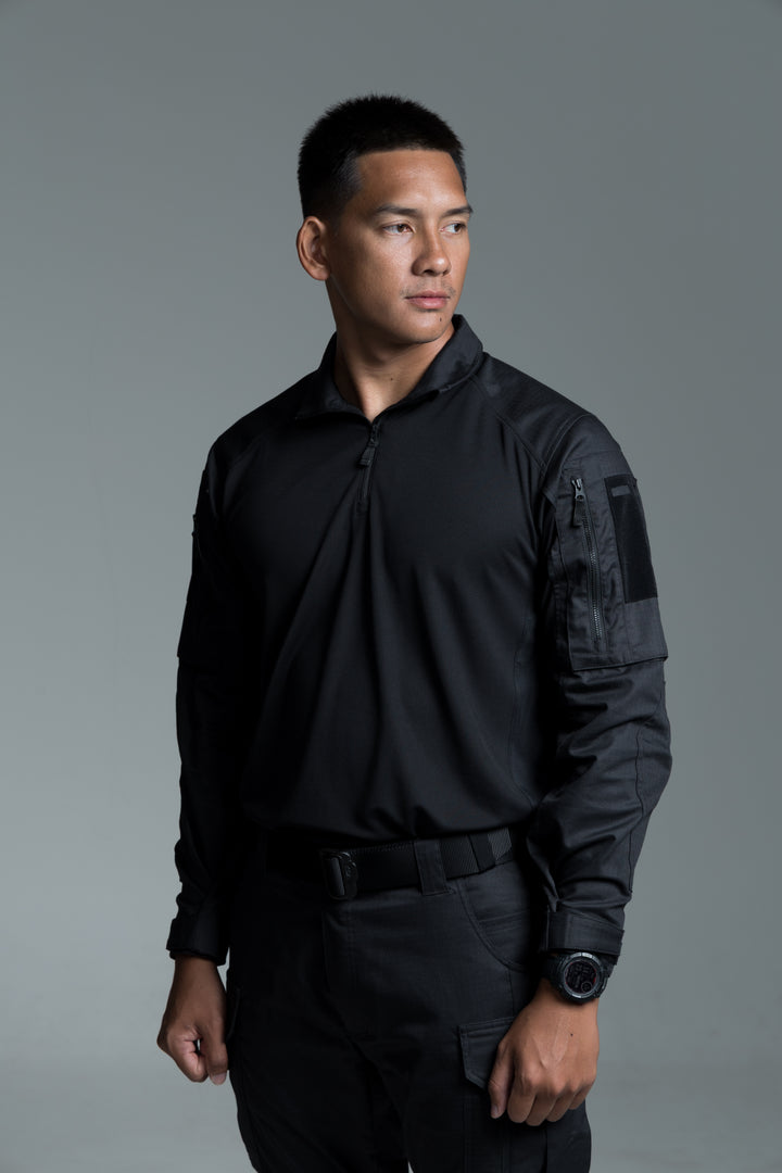 VALOR PX - NATIVE COMBAT SHIRT [BLACK]