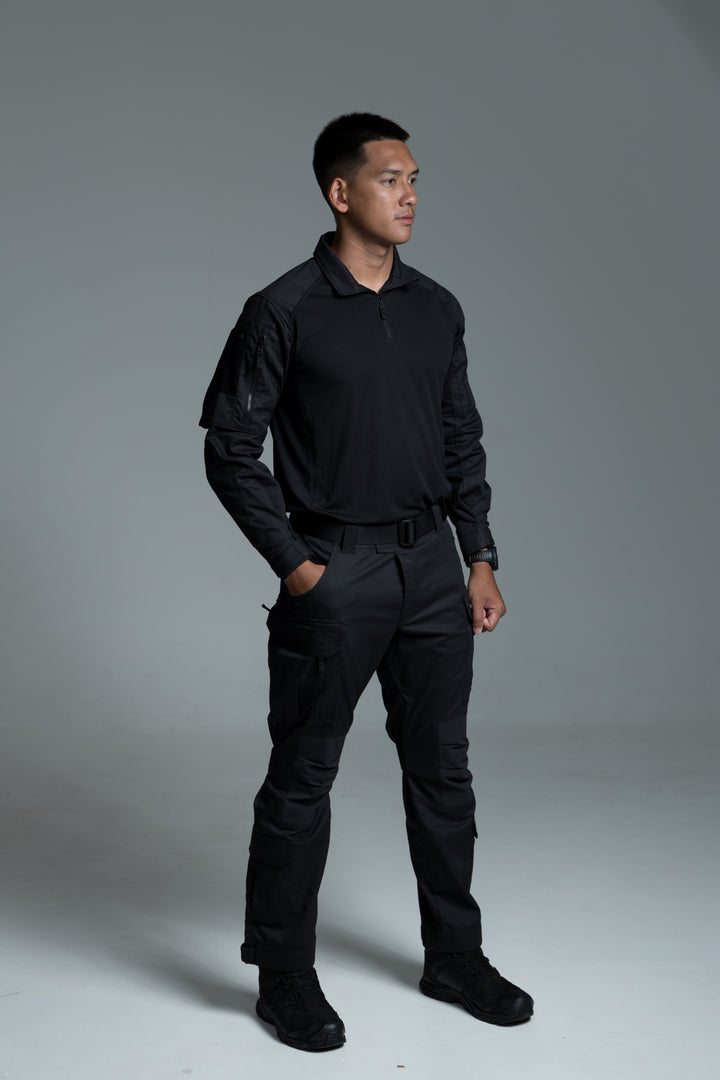 VALOR PX - NATIVE COMBAT SHIRT [BLACK]