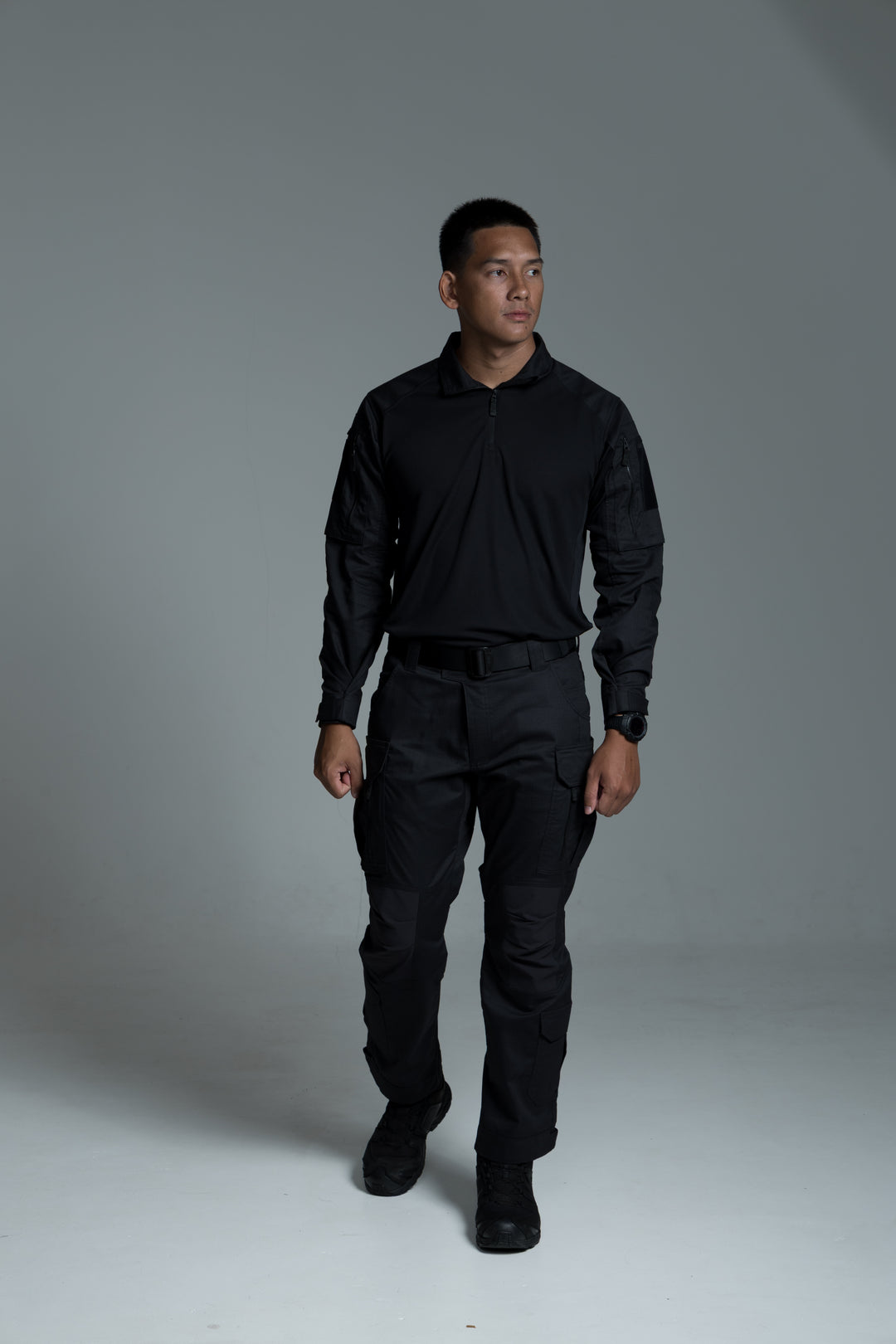 VALOR PX - NATIVE COMBAT SHIRT [BLACK]