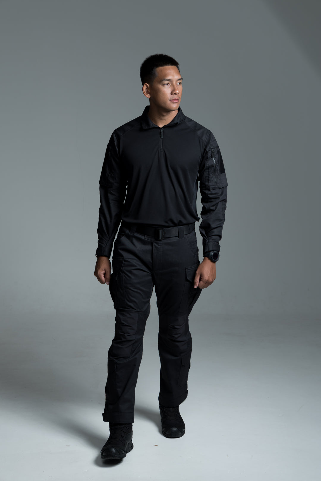 VALOR PX - NATIVE COMBAT SHIRT [BLACK]