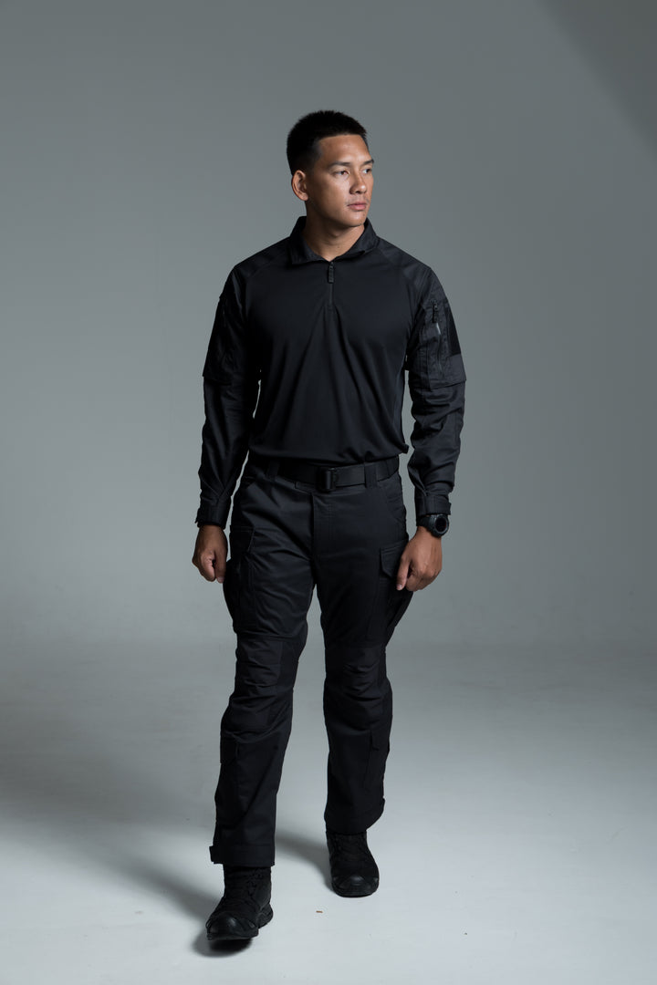 VALOR PX - NATIVE COMBAT SHIRT [BLACK]