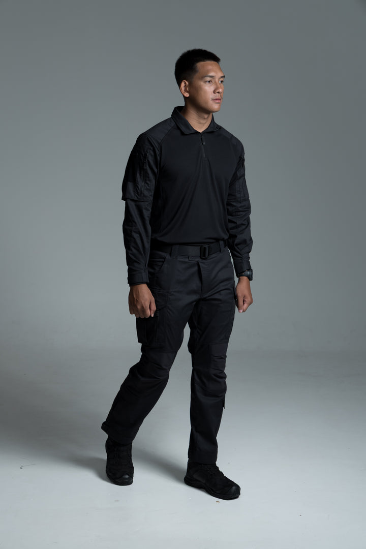 VALOR PX - NATIVE COMBAT SHIRT [BLACK]