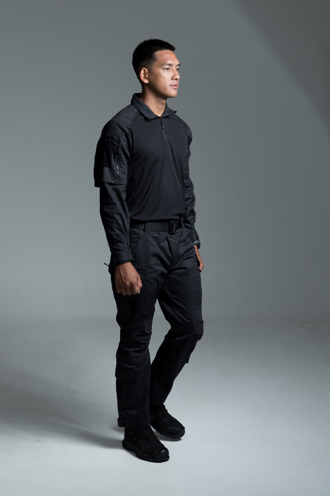 VALOR PX - NATIVE COMBAT SHIRT [BLACK]