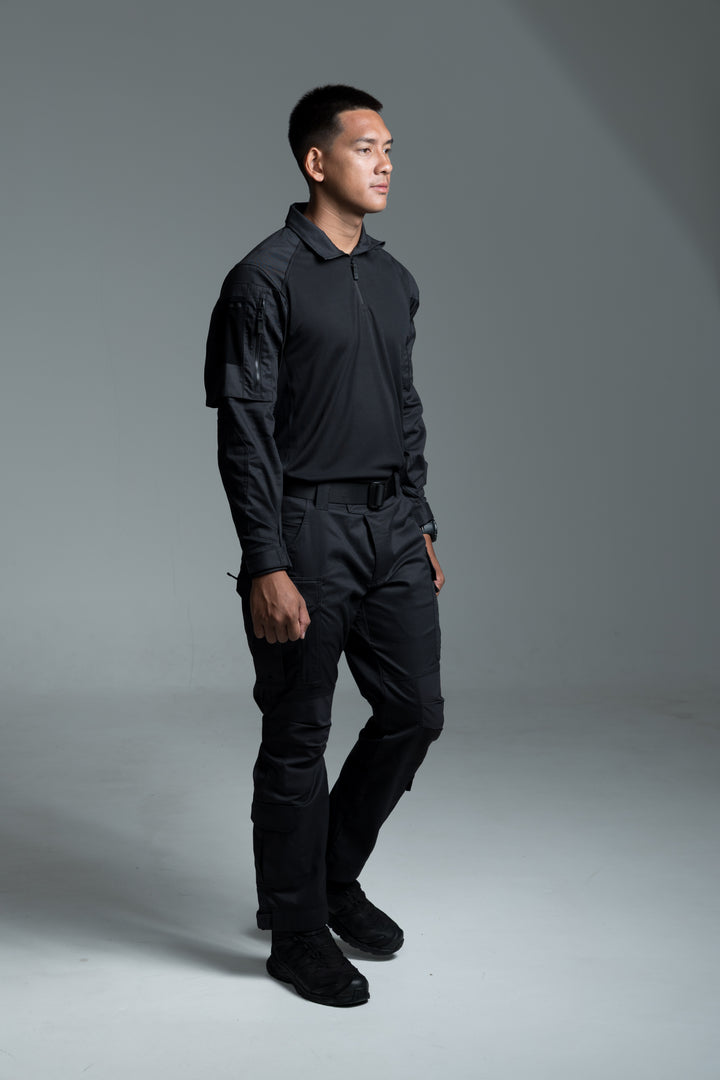 VALOR PX - NATIVE COMBAT SHIRT [BLACK]