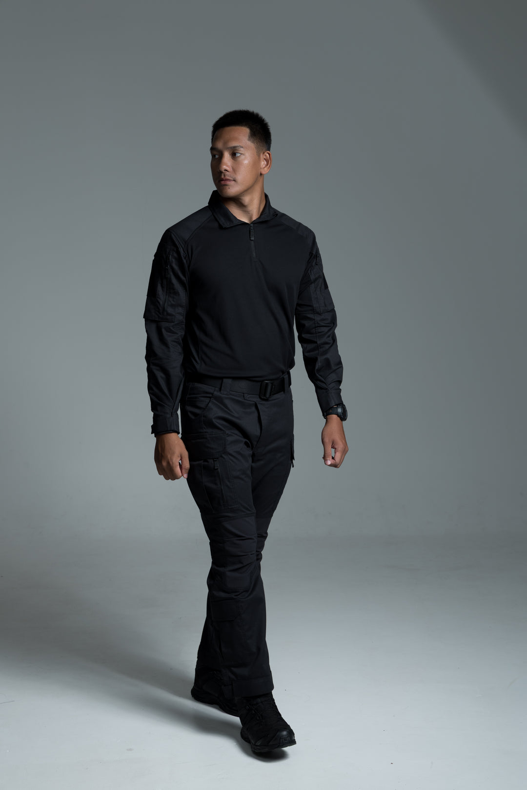 VALOR PX - NATIVE COMBAT SHIRT [BLACK]