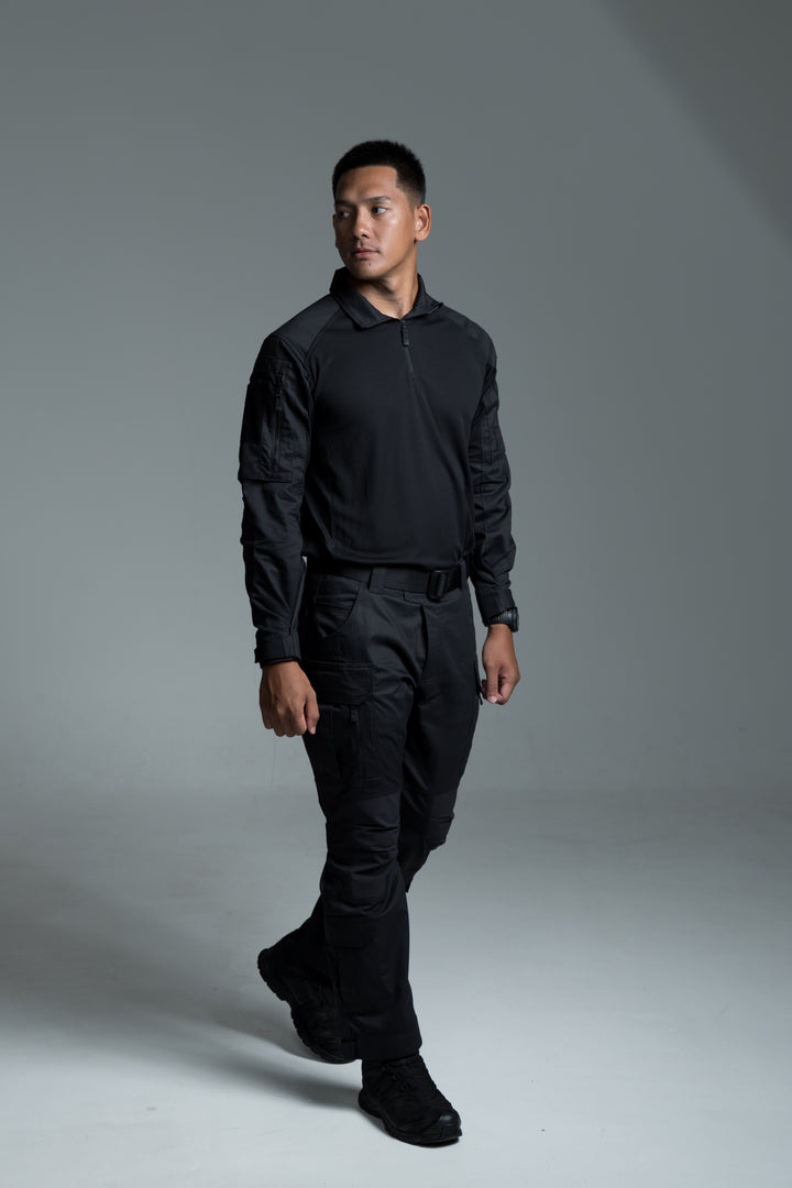 VALOR PX - NATIVE COMBAT SHIRT [BLACK]