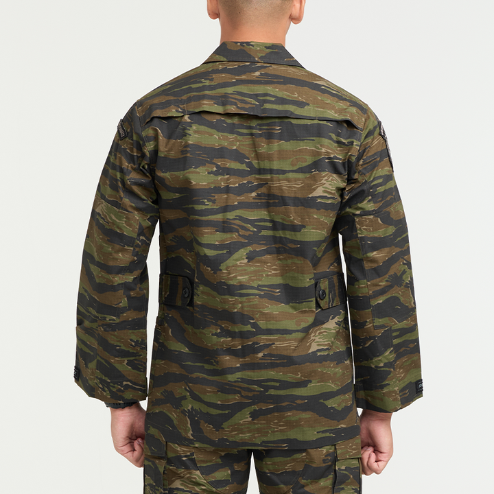 เสื้อทหาร VALOR PX - Native BDU Shirt [Tiger Stripe] เสื้อฝึก ตำรวจพลร่ม