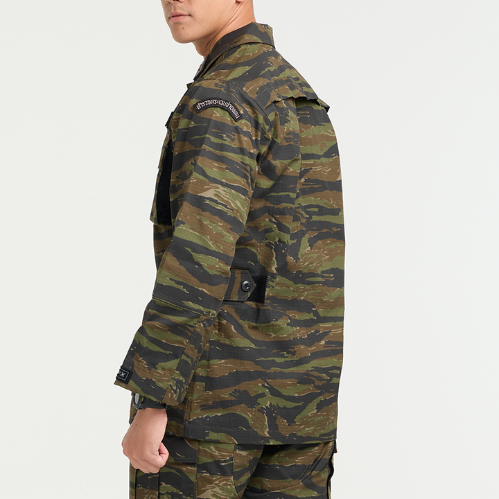 เสื้อทหาร VALOR PX - Native BDU Shirt [Tiger Stripe] เสื้อฝึก ตำรวจพลร่ม