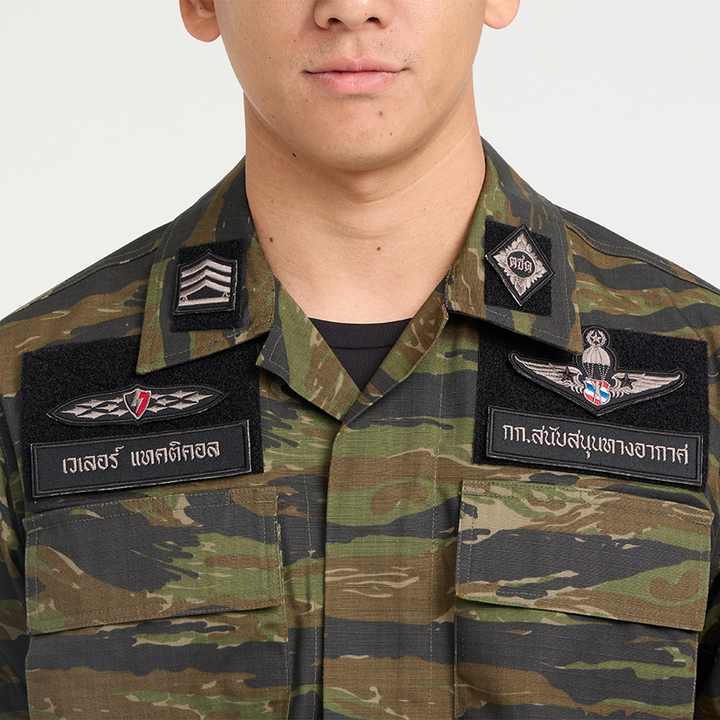 เสื้อทหาร VALOR PX - Native BDU Shirt [Tiger Stripe] เสื้อฝึก ตำรวจพลร่ม