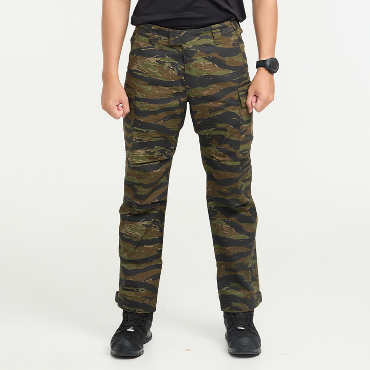 กางเกงขายาว VALOR PX - Native BDU Pants [Tiger Stripe] กางเกงฝึกพราง ตำรวจพลร่ม