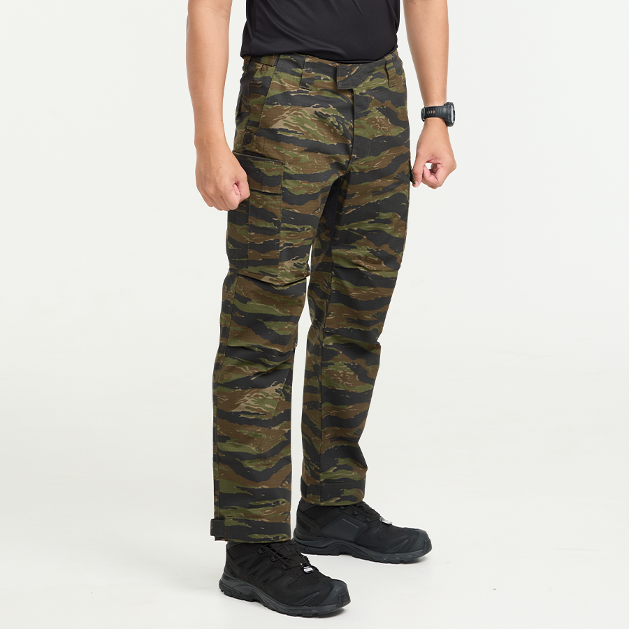กางเกงขายาว VALOR PX - Native BDU Pants [Tiger Stripe] กางเกงฝึกพราง ตำรวจพลร่ม