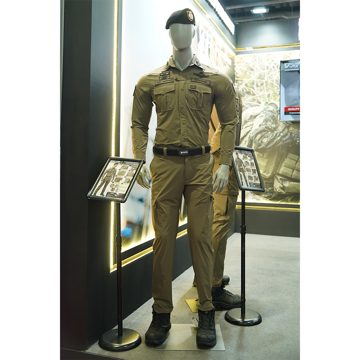 ชุดเครื่องแบบตำรวจสายตรวจ VALOR PX - Patrol Police Suit Uniform [Khaki] ครบชุด เสื้อ และ กางเกง