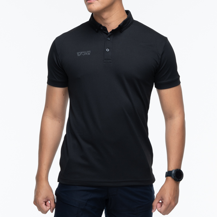 เสื้อโปโล VALOR PX - Proper Polo Shirts (Hiden 3D Screen Logo) เสื้อแขนสั้น