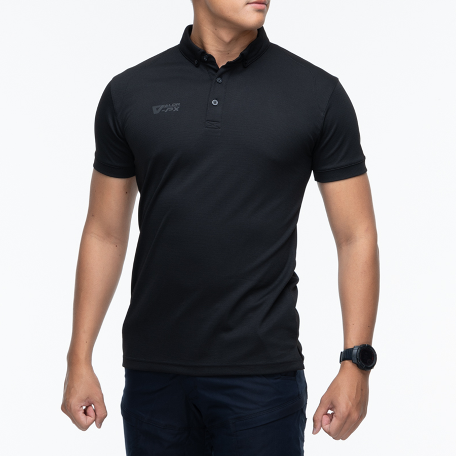 เสื้อโปโล VALOR PX - Proper Polo Shirts (Hiden 3D Screen Logo) เสื้อแขนสั้น