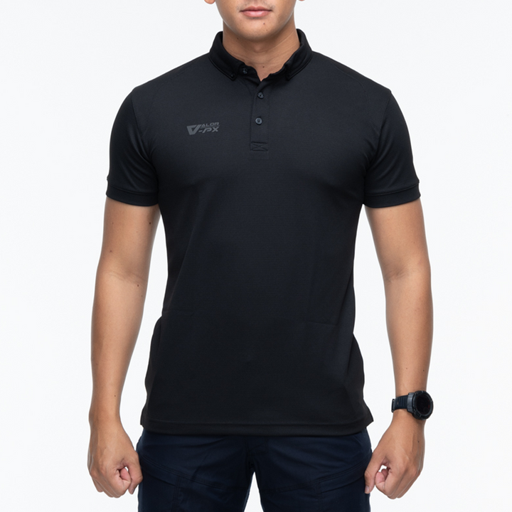 เสื้อโปโล VALOR PX - Proper Polo Shirts (Hiden 3D Screen Logo) เสื้อแขนสั้น