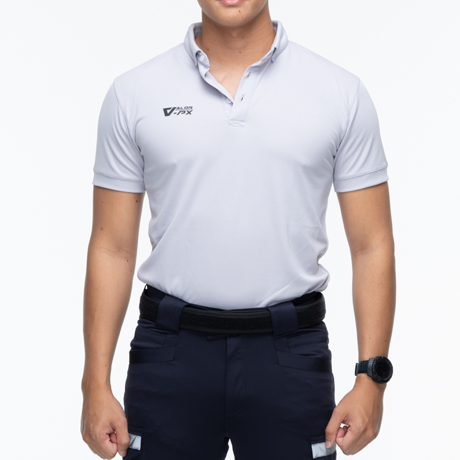 เสื้อโปโล VALOR PX - Proper Polo Shirts (Hiden 3D Screen Logo) เสื้อแขนสั้น