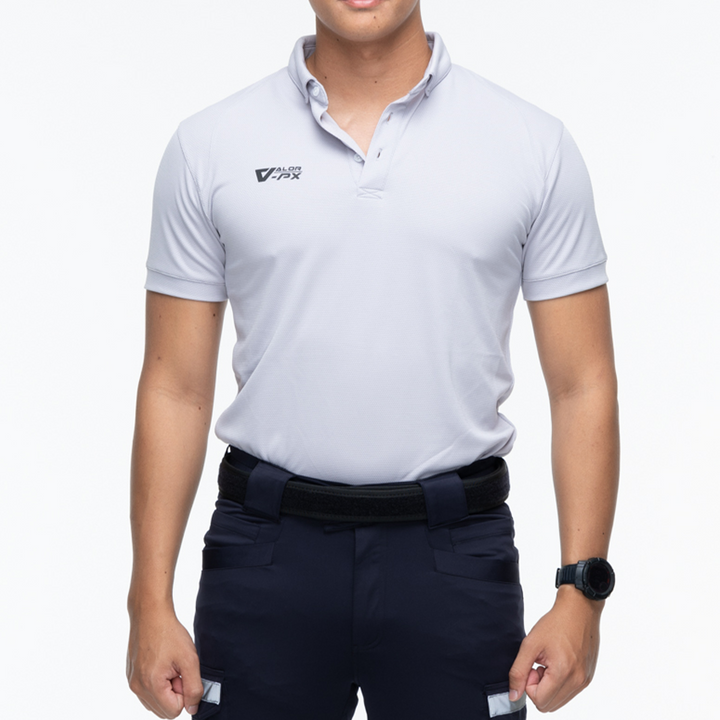 เสื้อโปโล VALOR PX - Proper Polo Shirts (Hiden 3D Screen Logo) เสื้อแขนสั้น