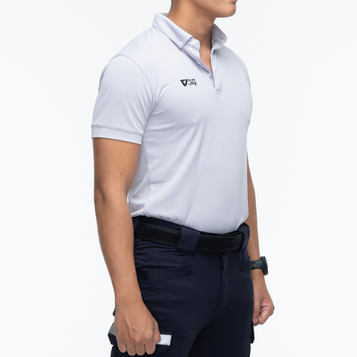 เสื้อโปโล VALOR PX - Proper Polo Shirts (Hiden 3D Screen Logo) เสื้อแขนสั้น