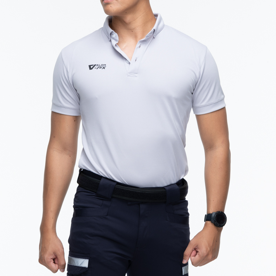 เสื้อโปโล VALOR PX - Proper Polo Shirts (Hiden 3D Screen Logo) เสื้อแขนสั้น
