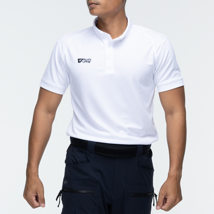 เสื้อโปโล VALOR PX - Proper Polo Shirts (Hiden 3D Screen Logo) เสื้อแขนสั้น