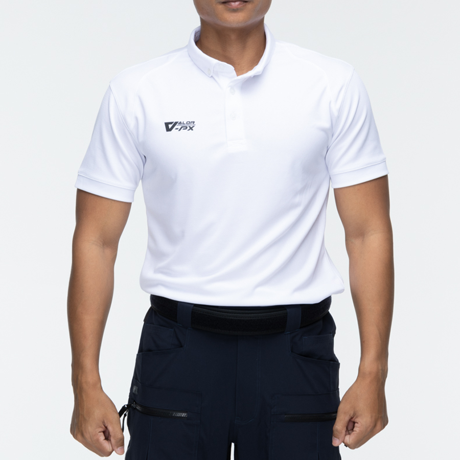 เสื้อโปโล VALOR PX - Proper Polo Shirts (Hiden 3D Screen Logo) เสื้อแขนสั้น