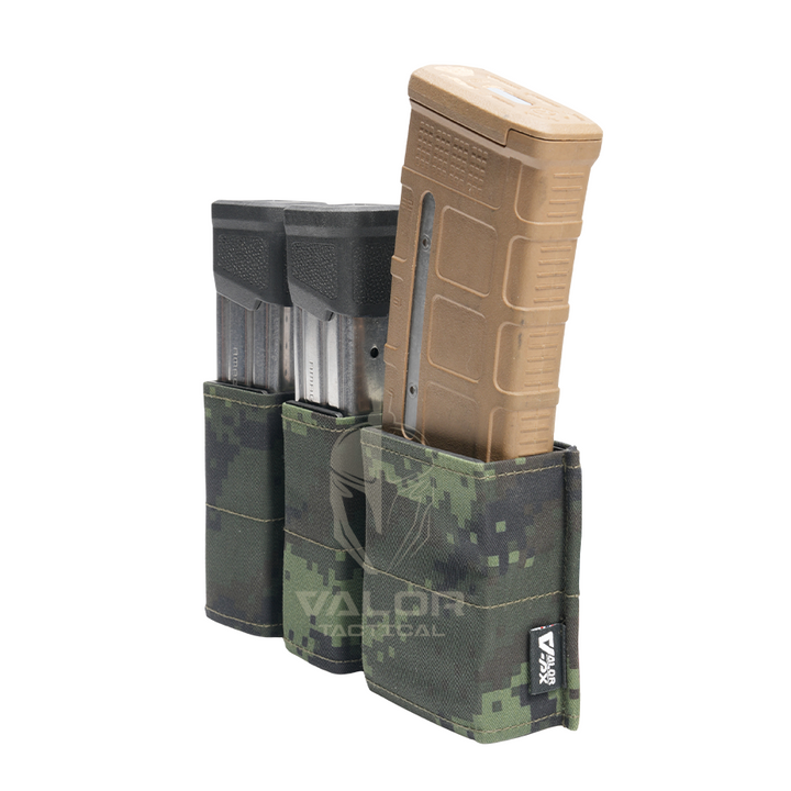 ซองแม็กกาซีน 3 ช่อง VALOR PX - Velox Magazine Pouch 9MM DB x M4 5.56