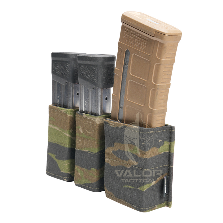 ซองแม็กกาซีน 3 ช่อง VALOR PX - Velox Magazine Pouch 9MM DB x M4 5.56