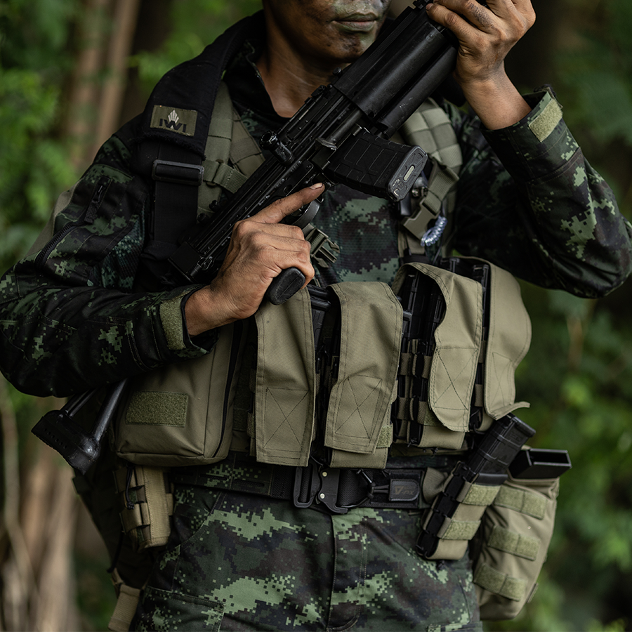 เชสริกต์ VALOR PX - Assault Split-front Chest Rig Full Set สายเก่ง สายโย่งบ่า ครบชุด