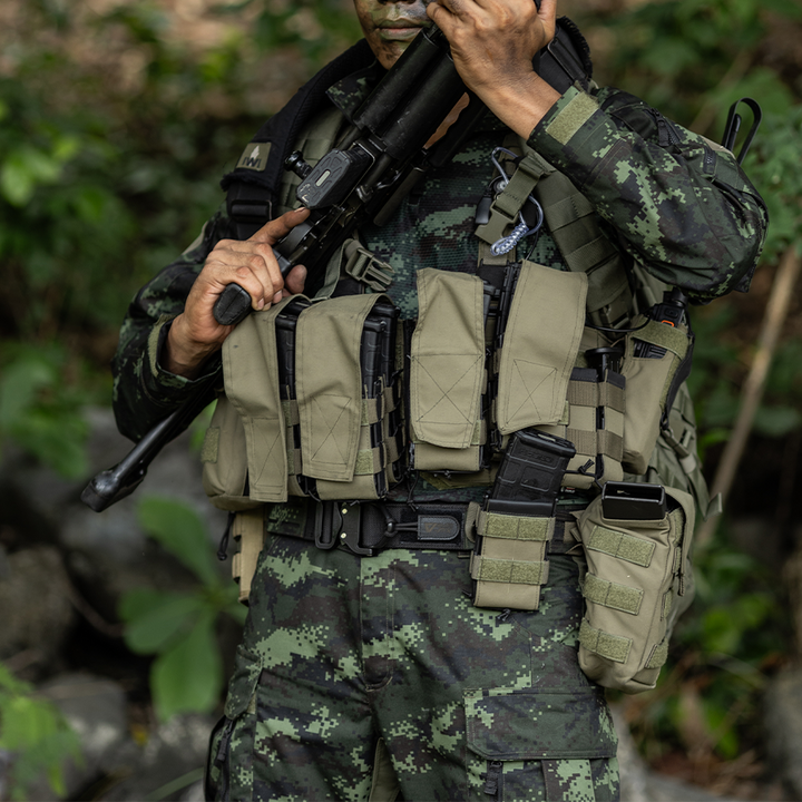 เชสริกต์ VALOR PX - Assault Split-front Chest Rig Full Set สายเก่ง สายโย่งบ่า ครบชุด