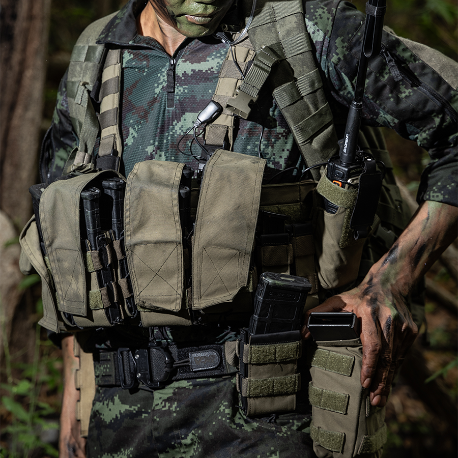 เชสริกต์ VALOR PX - Assault Split-front Chest Rig Full Set สายเก่ง สายโย่งบ่า ครบชุด