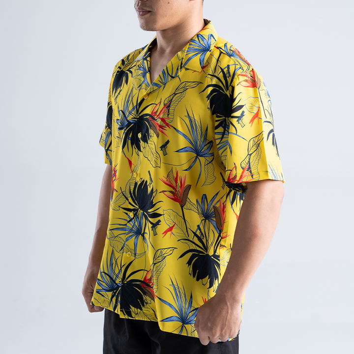 เสื้อฮาวาย VALOR PX - Gun Flower Hawaii Shirts