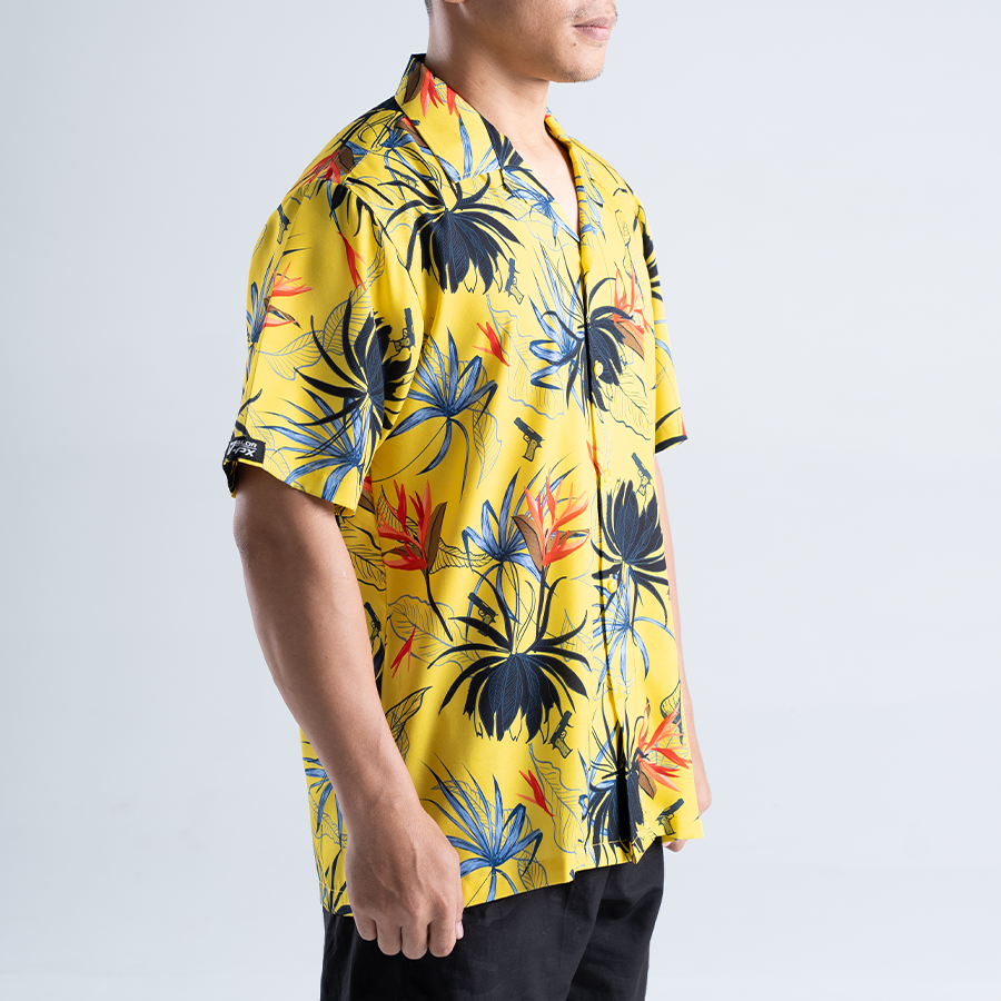 เสื้อฮาวาย VALOR PX - Gun Flower Hawaii Shirts