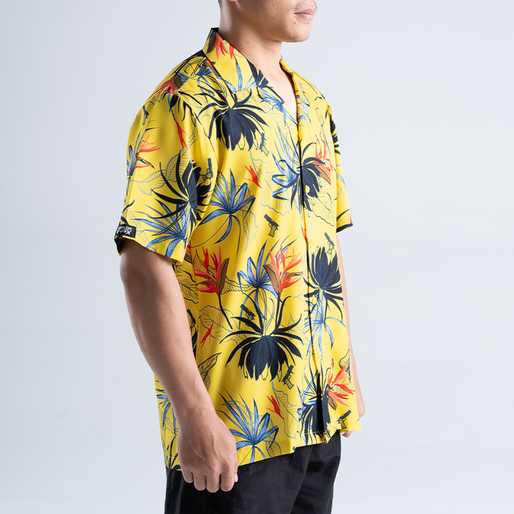 เสื้อฮาวาย VALOR PX - Gun Flower Hawaii Shirts