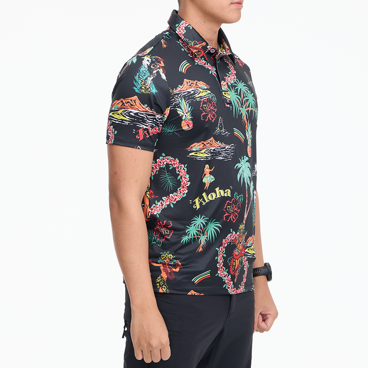 เสื้อโปโลฮาวาย VALOR PX - Aloha Vibe Polo Hawaii Shirts