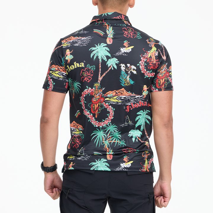 เสื้อโปโลฮาวาย VALOR PX - Aloha Vibe Polo Hawaii Shirts