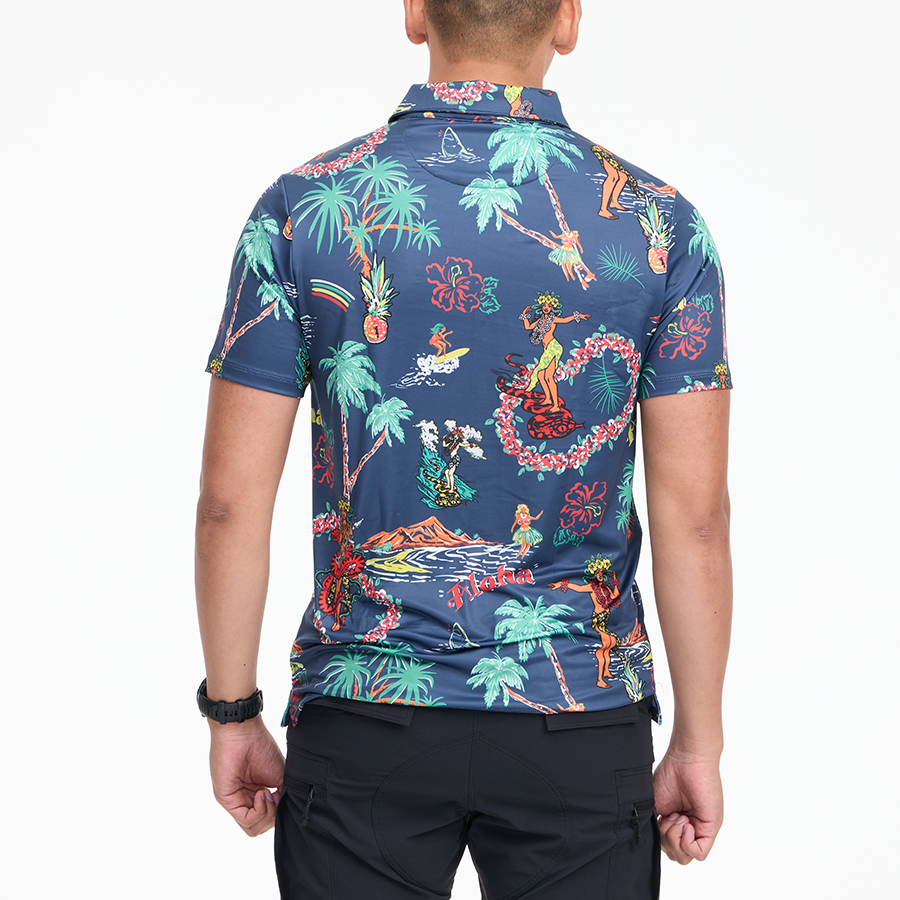 เสื้อโปโลฮาวาย VALOR PX - Aloha Vibe Polo Hawaii Shirts