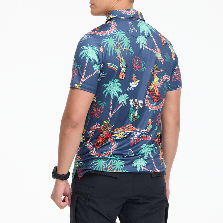 เสื้อโปโลฮาวาย VALOR PX - Aloha Vibe Polo Hawaii Shirts