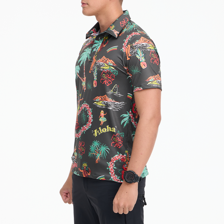 เสื้อโปโลฮาวาย VALOR PX - Aloha Vibe Polo Hawaii Shirts