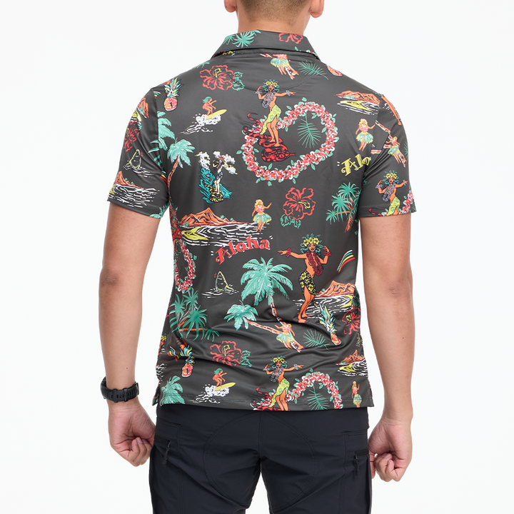 เสื้อโปโลฮาวาย VALOR PX - Aloha Vibe Polo Hawaii Shirts