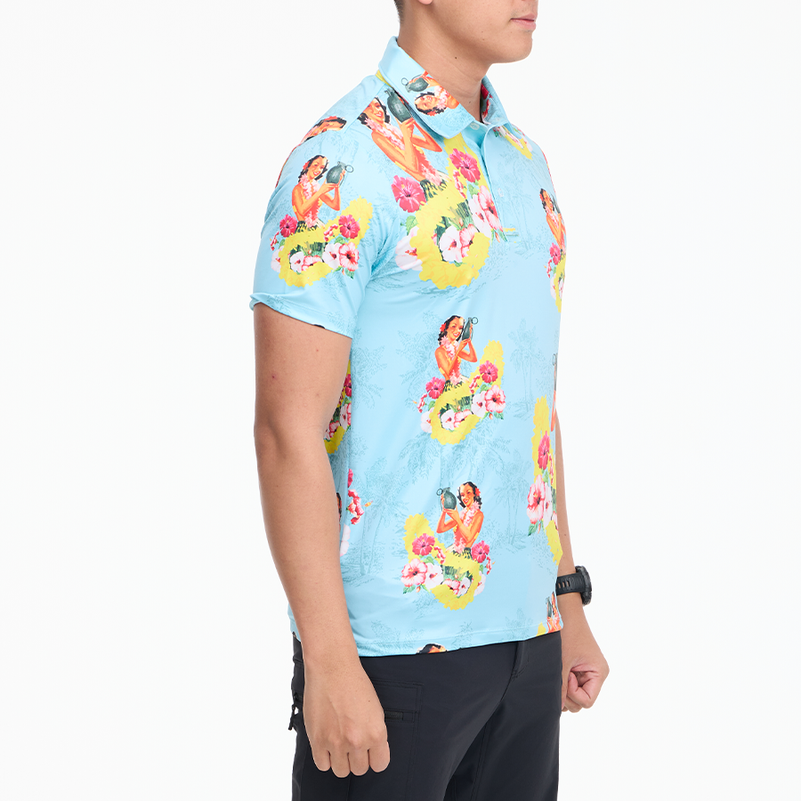 เสื้อโปโลฮาวาย VALOR PX - Girl Bomb Polo Hawaii Shirts