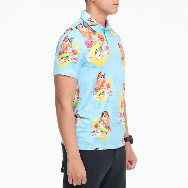 เสื้อโปโลฮาวาย VALOR PX - Girl Bomb Polo Hawaii Shirts