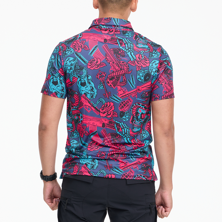 เสื้อโปโลฮาวาย VALOR PX - Venom Royale Polo Hawaii Shirt