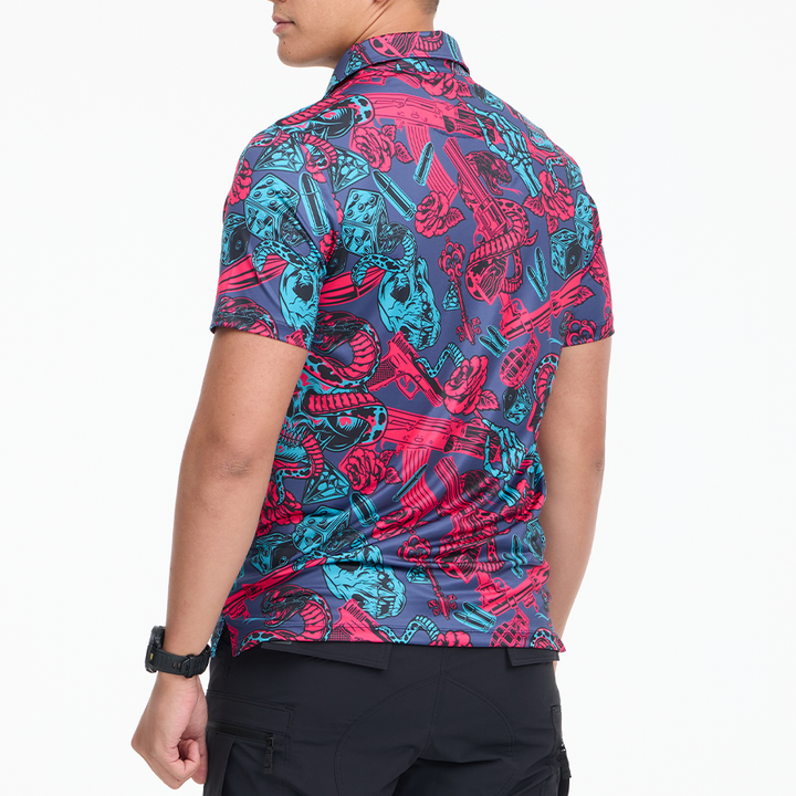 เสื้อโปโลฮาวาย VALOR PX - Venom Royale Polo Hawaii Shirt